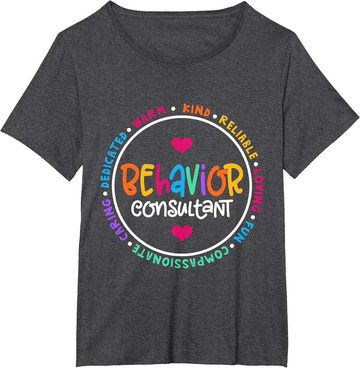 Behavioral Specialist & Analyst Behavior Consultant Squad T-Shirt - Dark Heather Grey