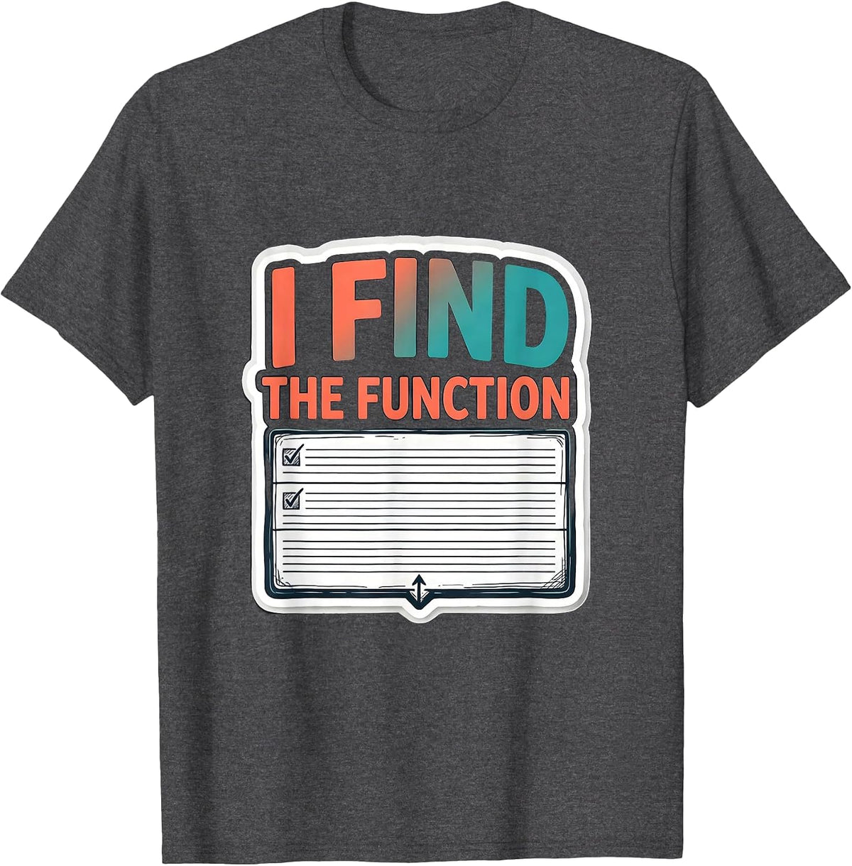 Men's I Find The Function Funny Special Education Teacher SPED T-Shirt - Dark Heather Grey