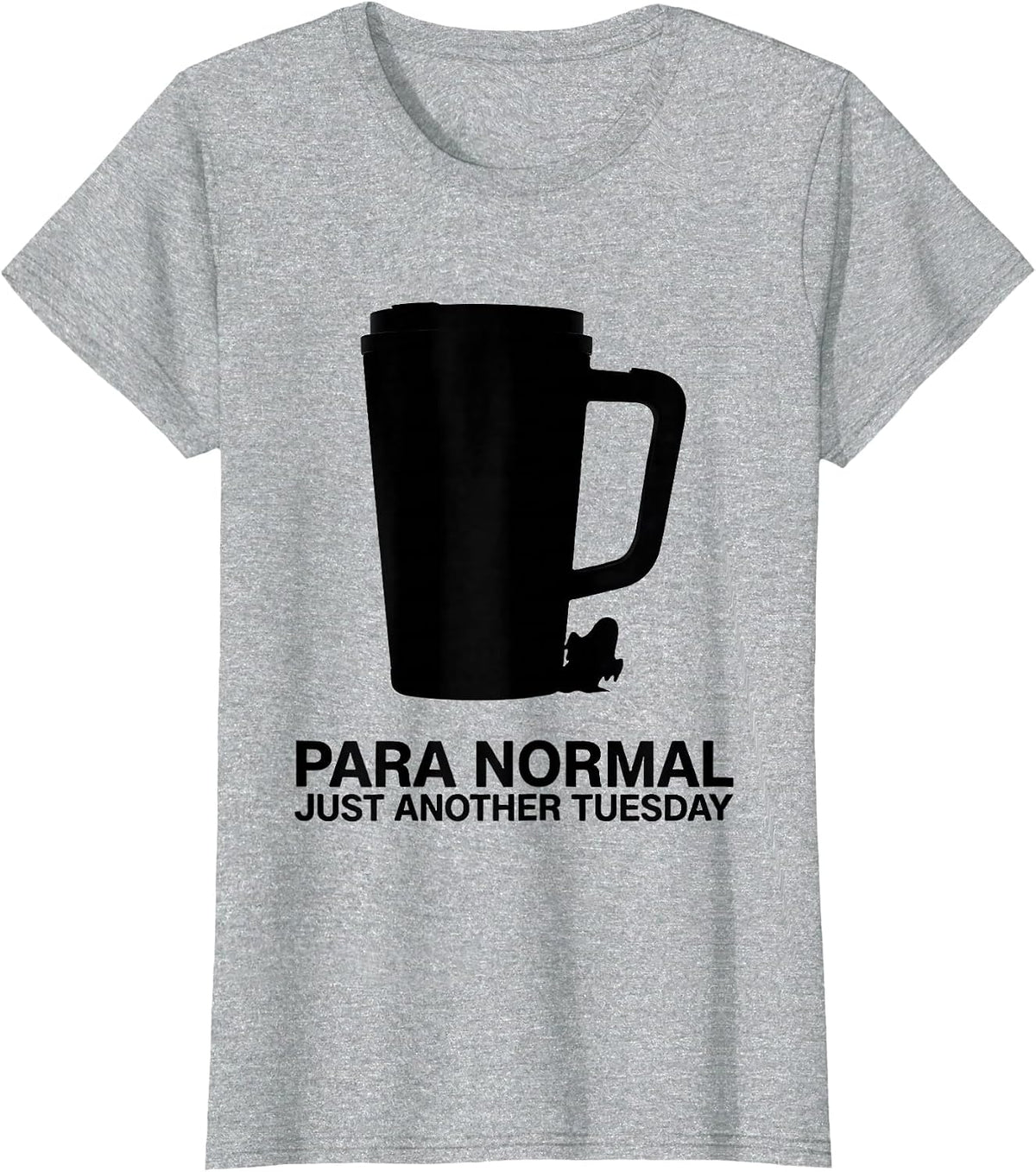 Women's Para Normal Just Another Tuesday Ghost Sped Teacher T-Shirt - Heather Grey