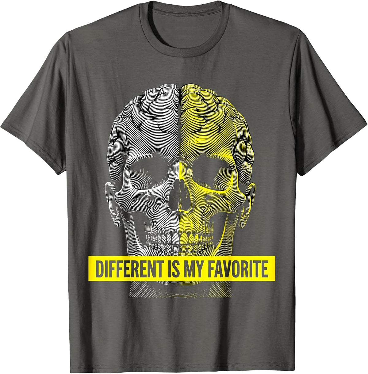 Different Is My Favorite Special Education Teacher T-Shirt - Asphalt Grey