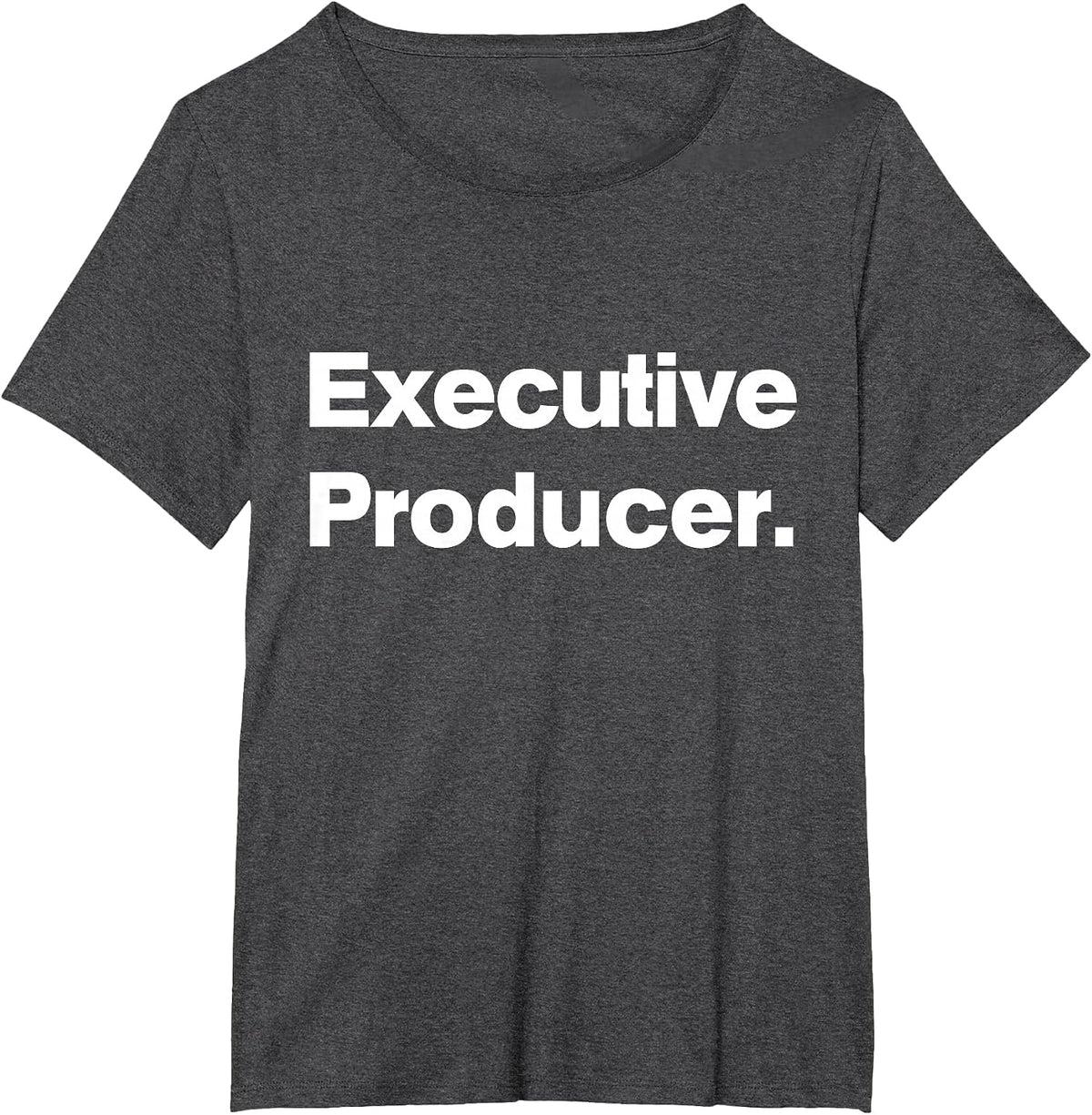 Executive Producer - The Original Matching Family Fun Shirts T-Shirt - Dark Heather Grey