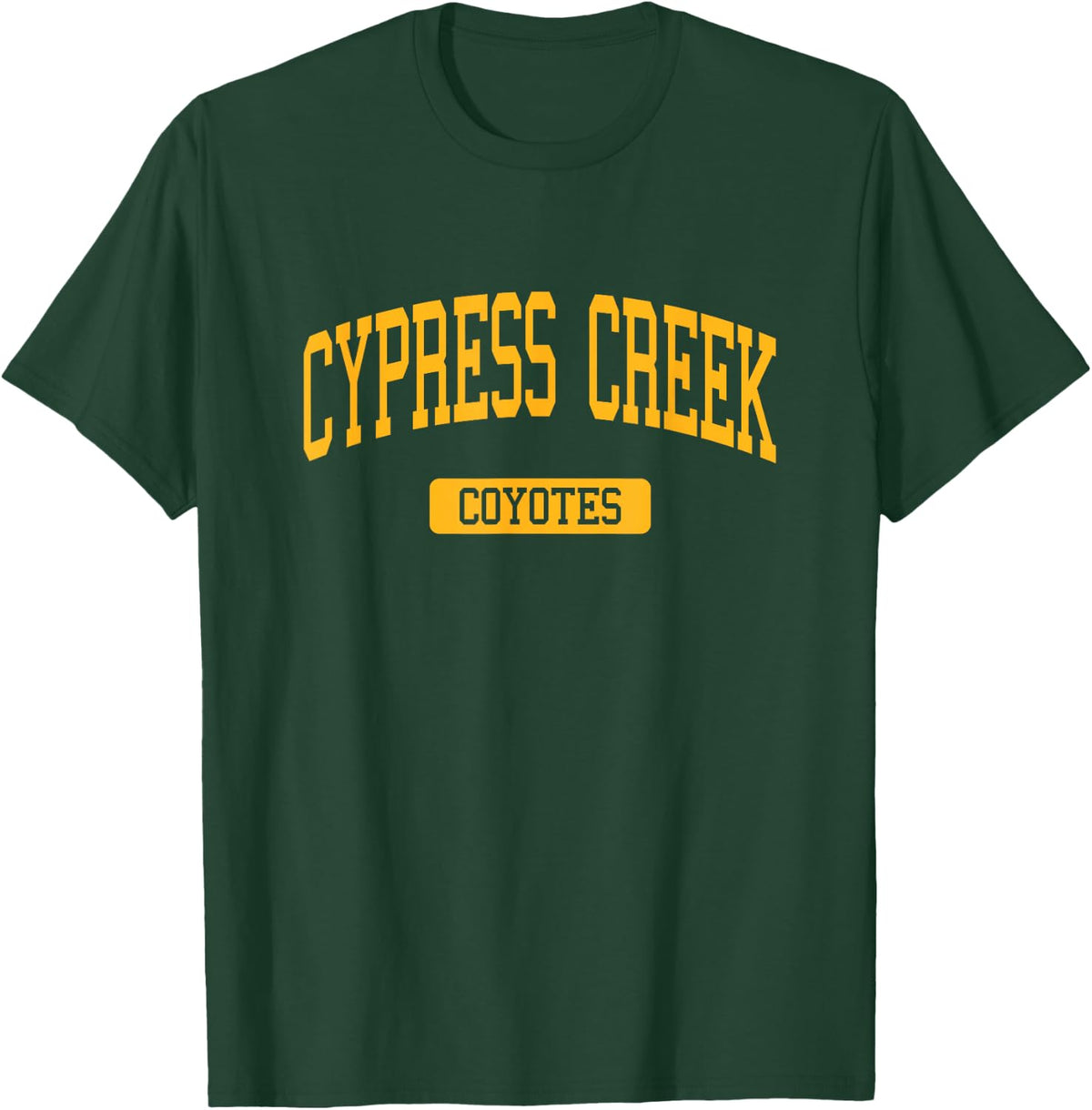 Cypress Creek High School HS Wesley Chapel FL Varsity Sports T-Shirt - Dark Green