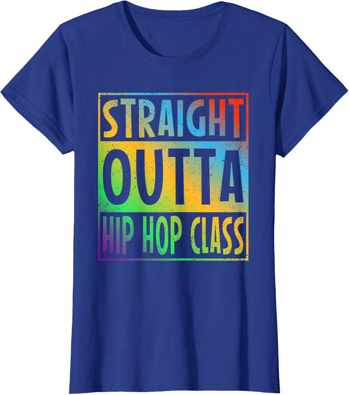 Straight Outta Hip Hop Class Graduation Class 2027 Gifts T-Shirt - Royal Blue
