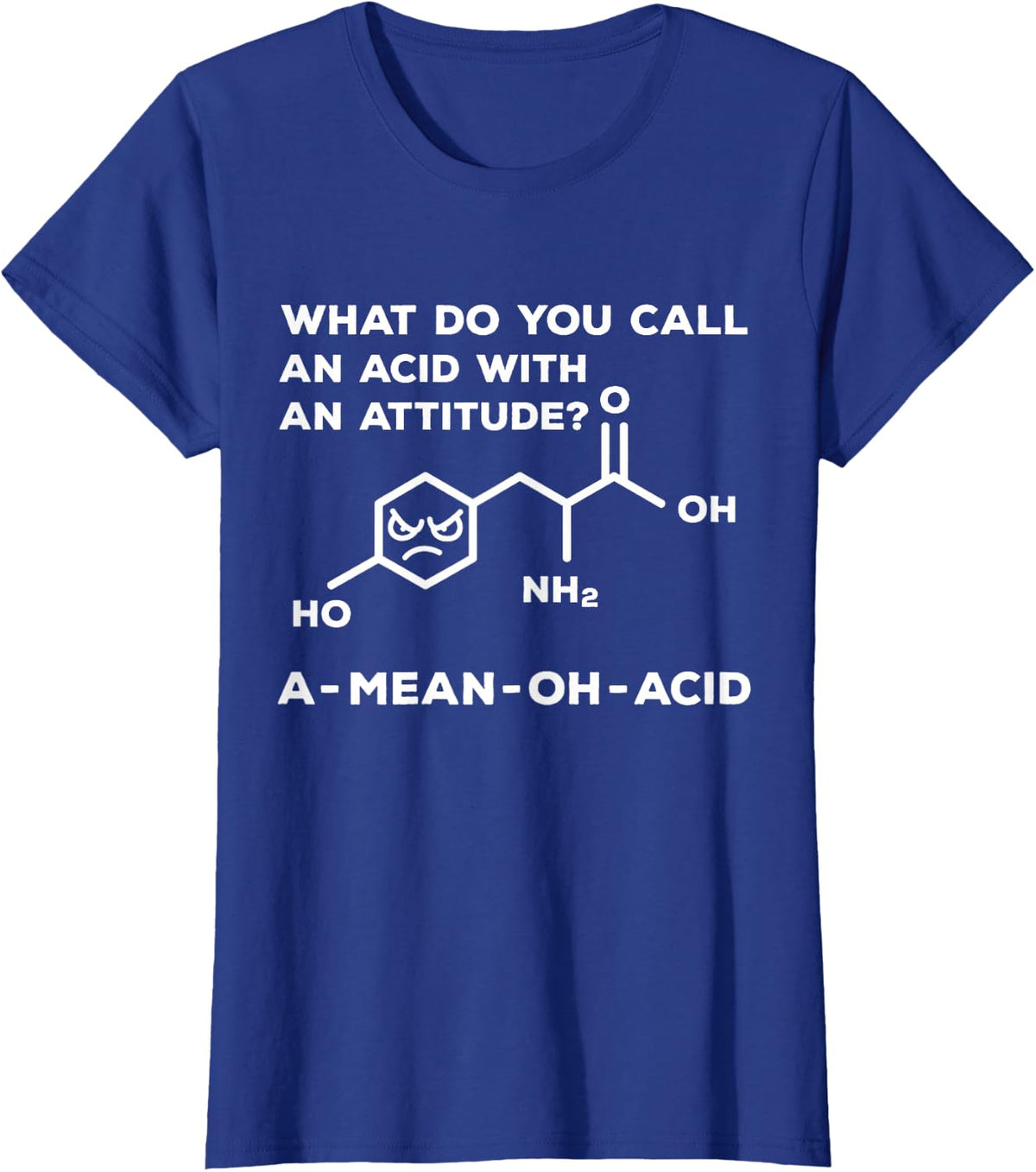 Biochemistry Amino Acid - Biologist Laboratory Assistant Chemistry Laboratory Assistant T-Shirt - Royal Blue