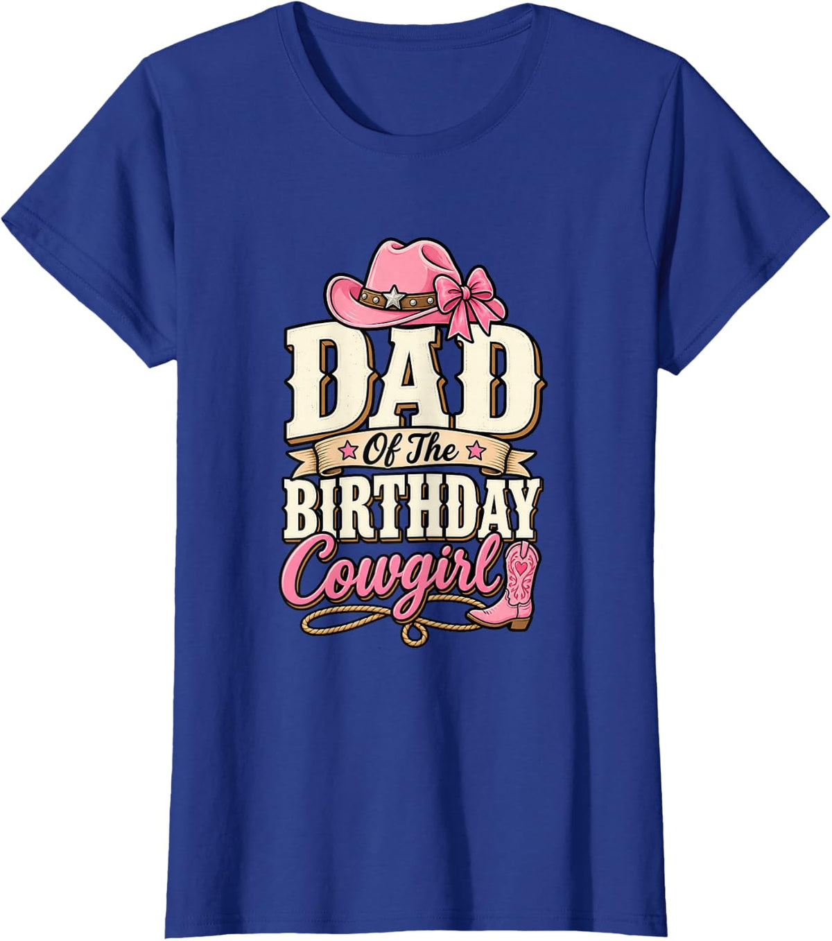 First Rodeo Family T-Shirt - Royal Blue