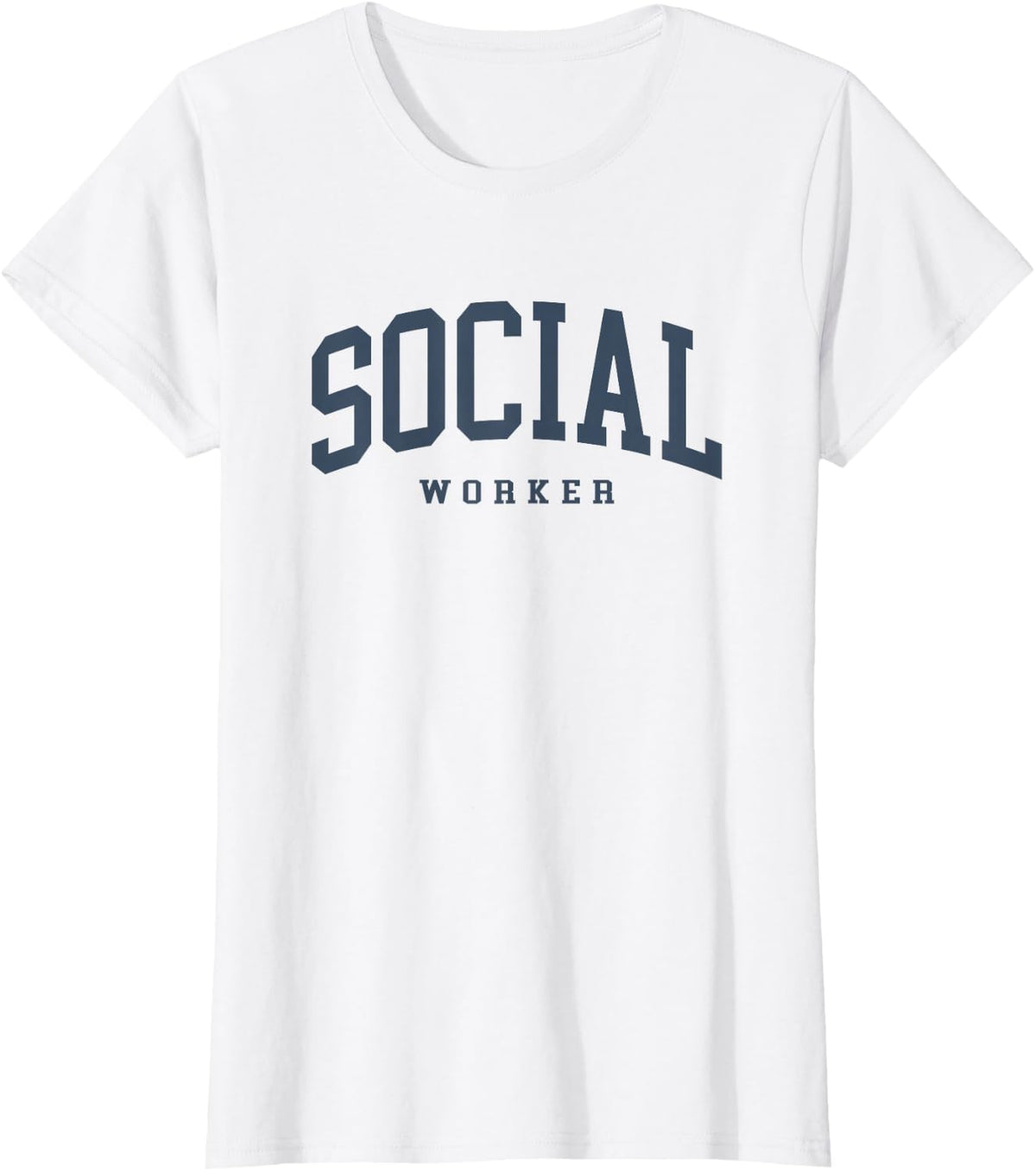 Funny Social Worker Retro School Social Worker Graduation T-Shirt - White