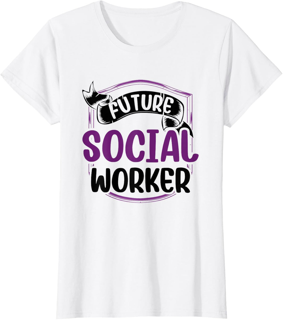 Future Social Worker Job Work Graduation T-Shirt - White