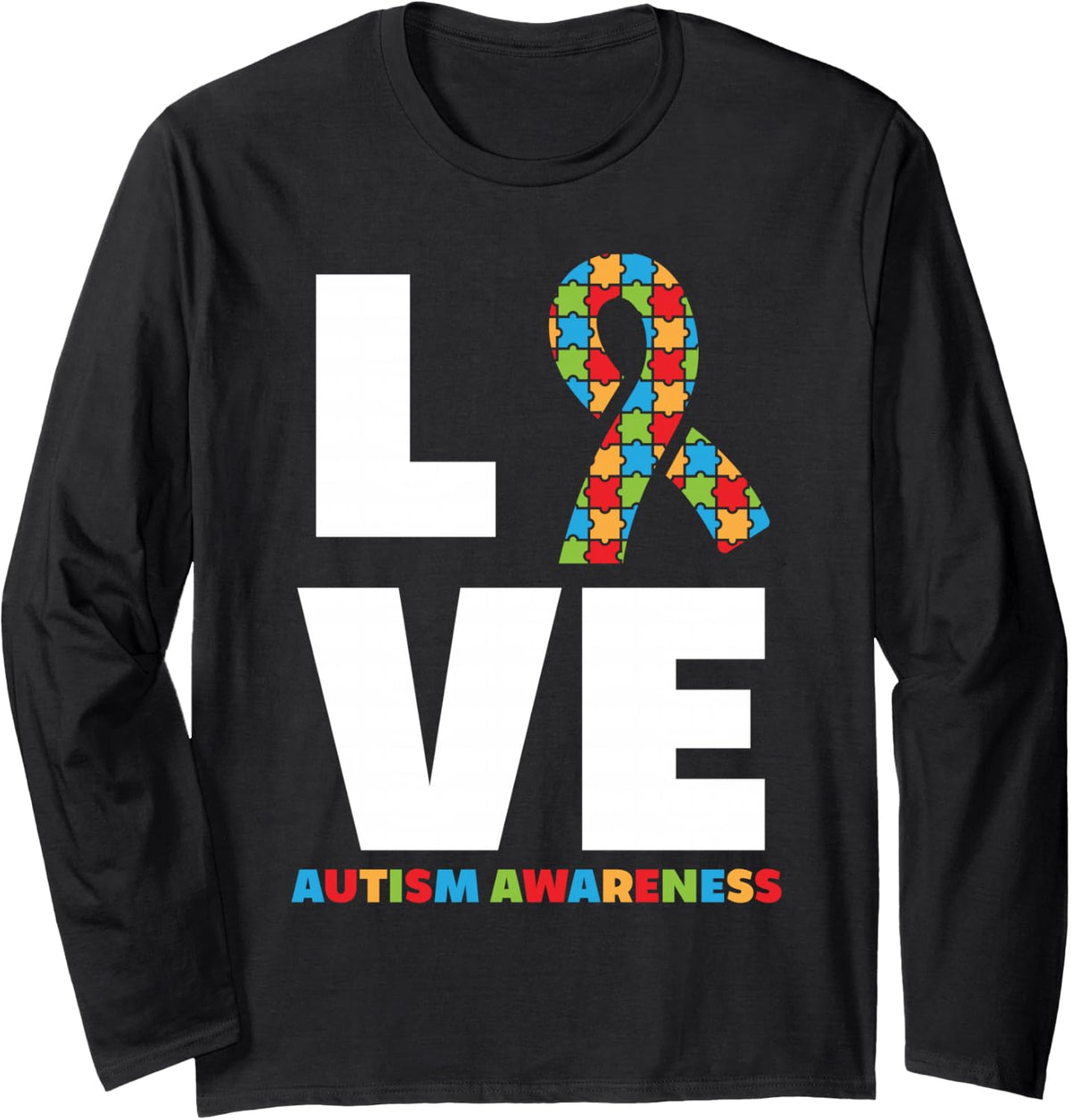 Autism Patience I Have Autism Gift Autistic Long Sleeve T-Shirt - Adult Unisex Black