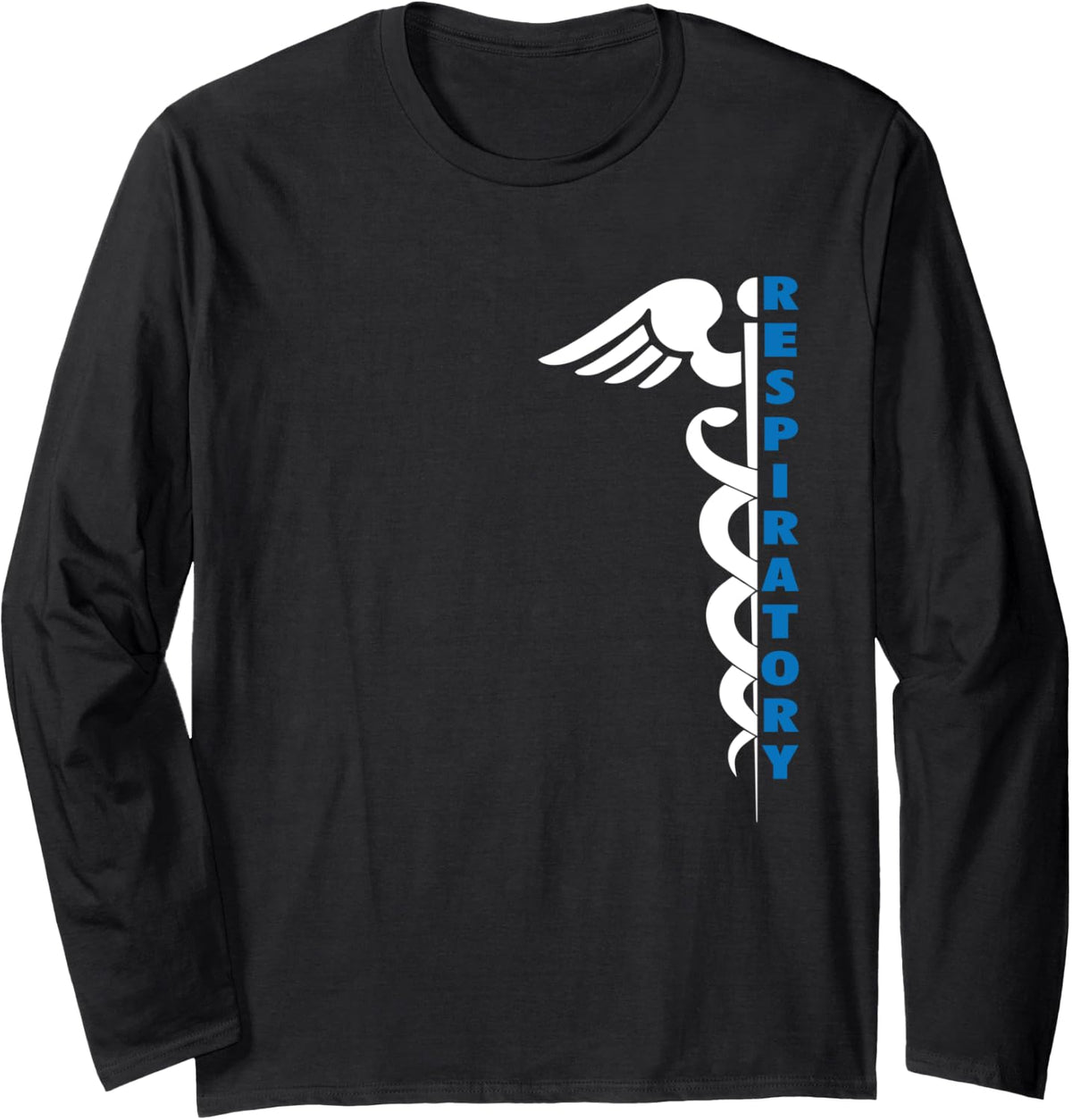 Cool Respiratory Therapist RT Week Gift Therapy RRT Long Sleeve T-Shirt - Adult Unisex Black