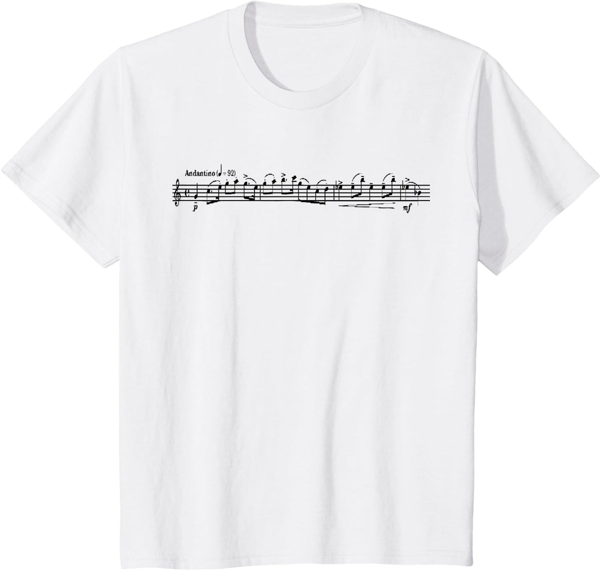 Peters leitmotif from Petr and the Wolfs Sergei Prokofiev T-Shirt - White