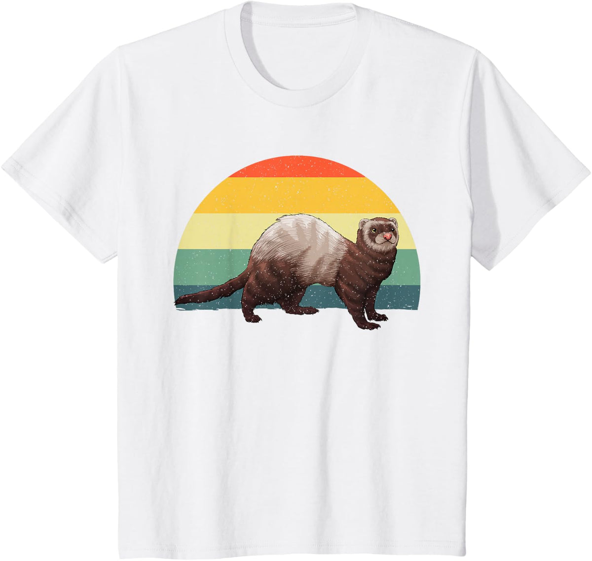 Cute Ferret Design For Men Women Ferret Owner Ferret Lovers T-Shirt - White