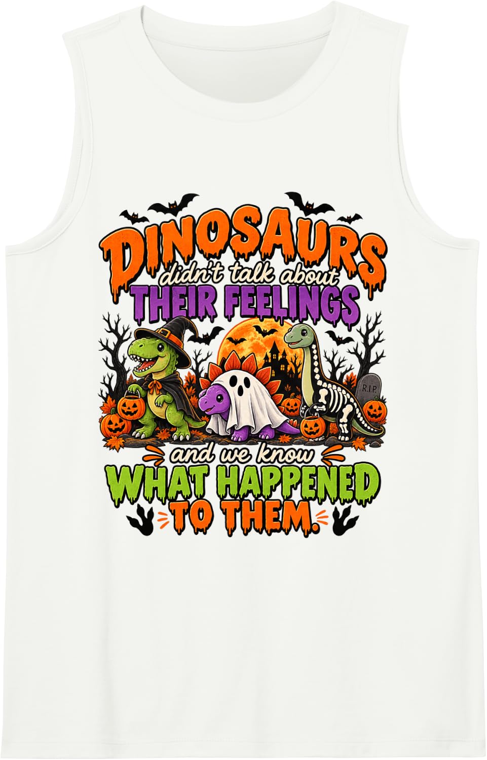 Halloween School Counselor Funny Therapist Mental Health Sleeveless Tank Top - White