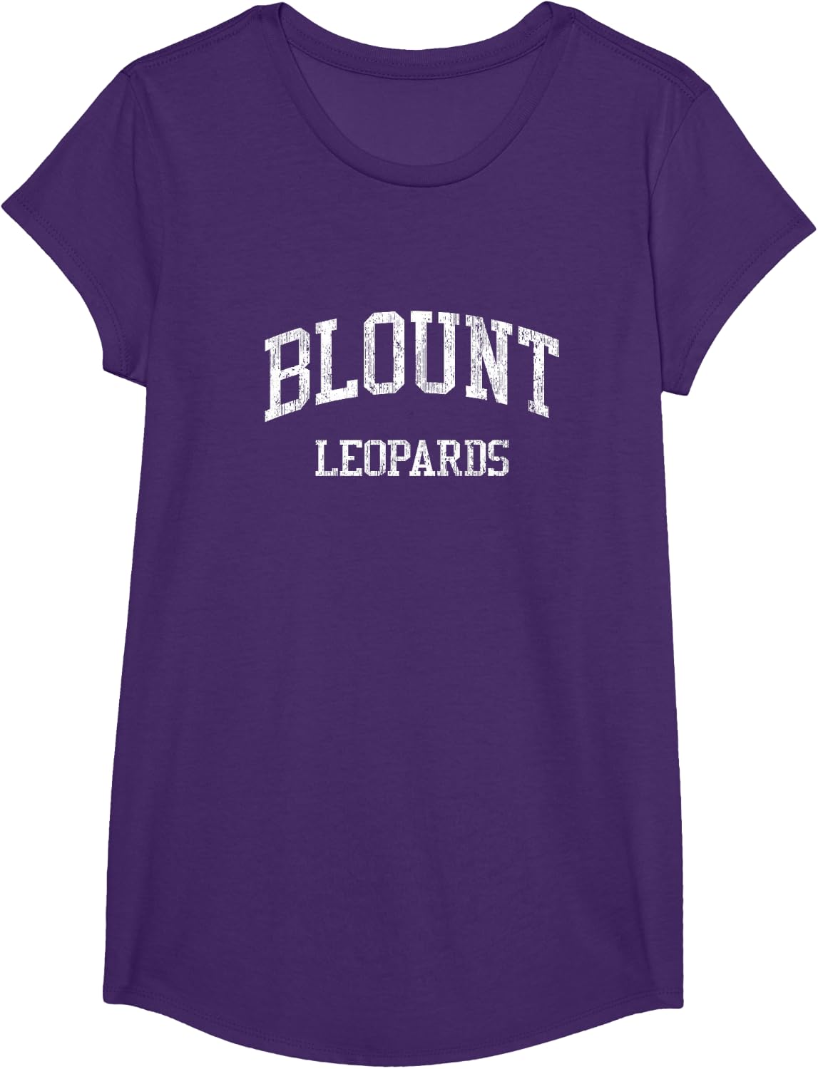 Blount High School HS Eight Mile AL Vintage Sports T-Shirt - Girls Purple