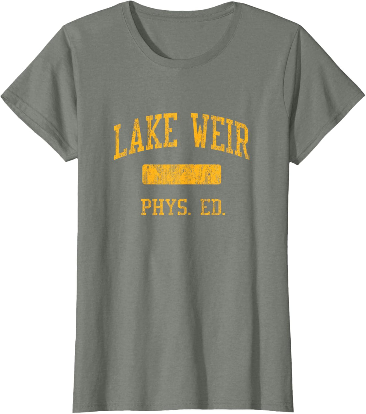 Lake Weir High School HS Ocala FL PHYS Ed T-Shirt - Olive Heather