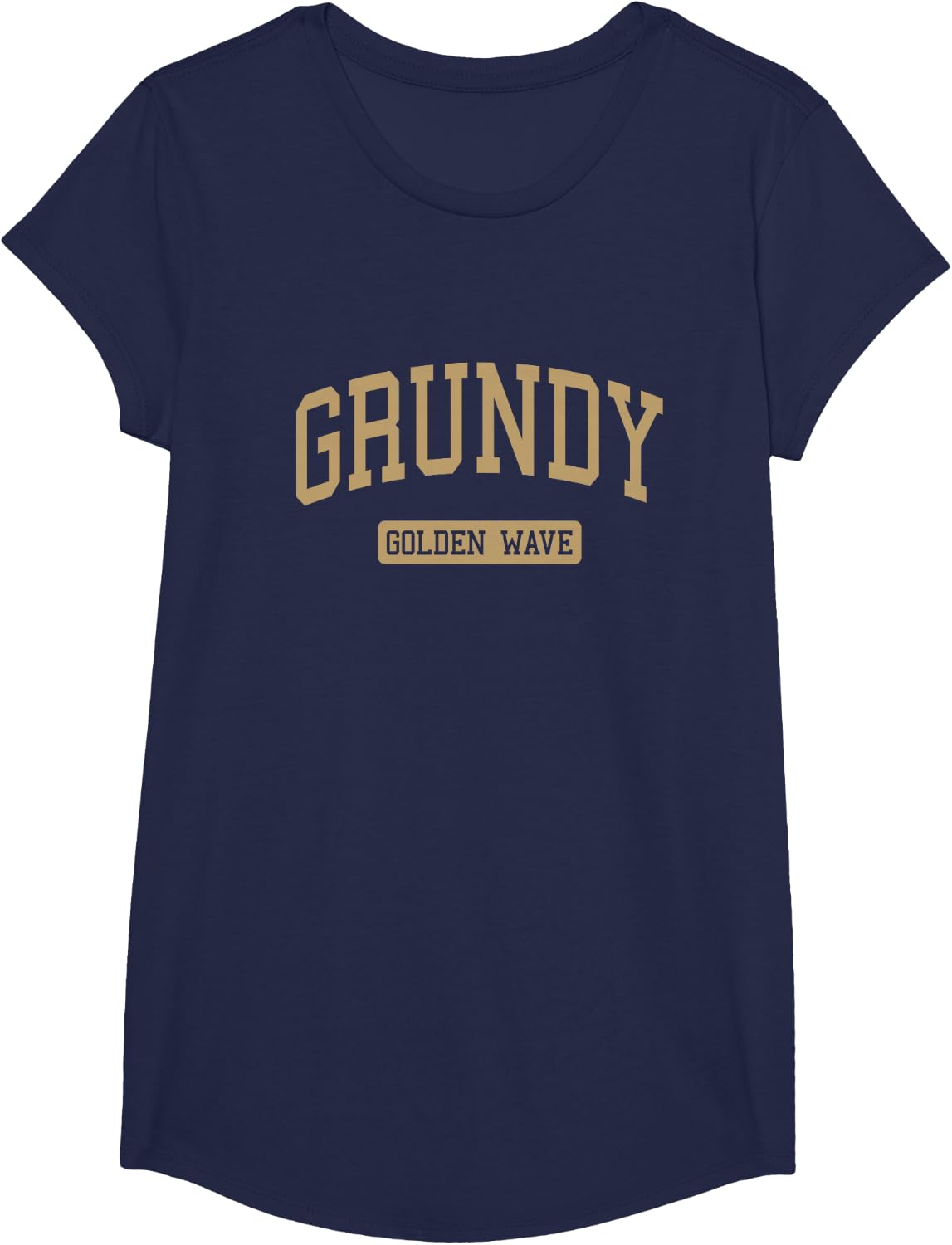 Grundy High School HS Grundy VA Varsity Sports T-Shirt - Girls Navy Blue