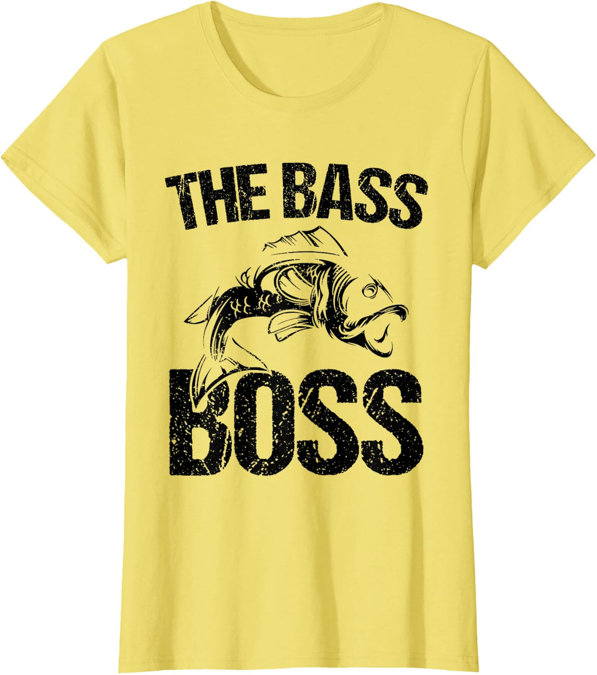 The Bass Boss T-Shirt - Lemon Yellow