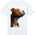 American Staffordshire Terrier Performance T-Shirt - White