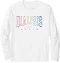 Funny Dialysis Nurse Nephrology Nursing Day and Nurse Week Long Sleeve T-Shirt - Adult Unisex White