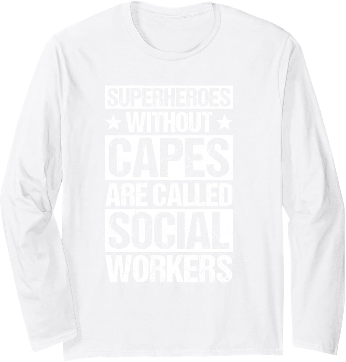 Workers Long Sleeve T-Shirt - Adult Unisex White
