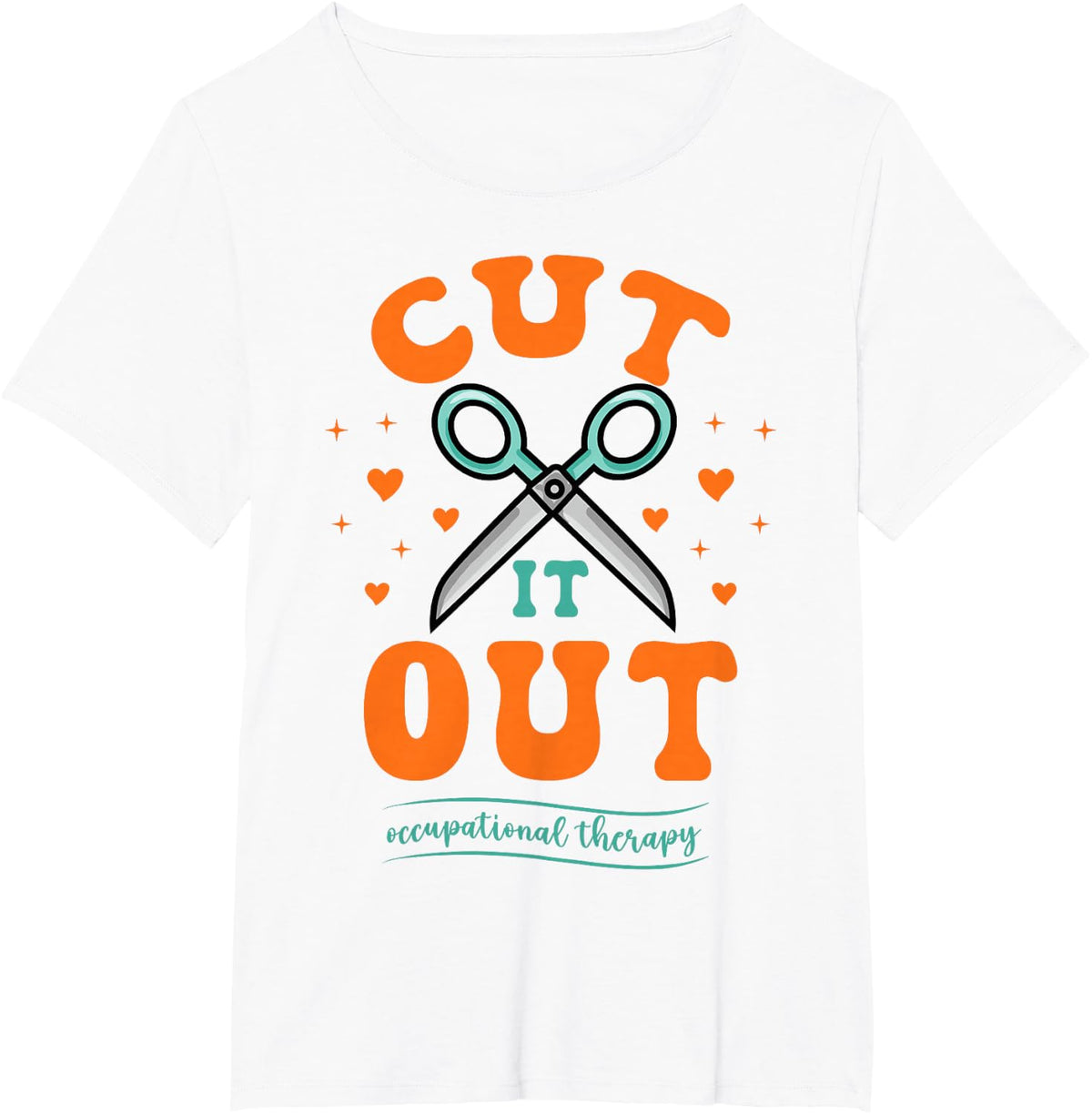 Occupational Therapy Assistant OT Therapist Cut It Out OTA T-Shirt - White