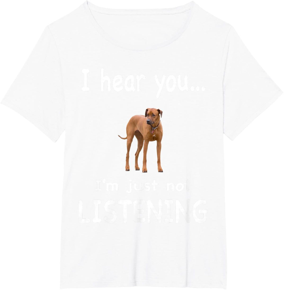 Rhodesian Ridgeback Dog - Rhodesian Ridgeback T-Shirt - White