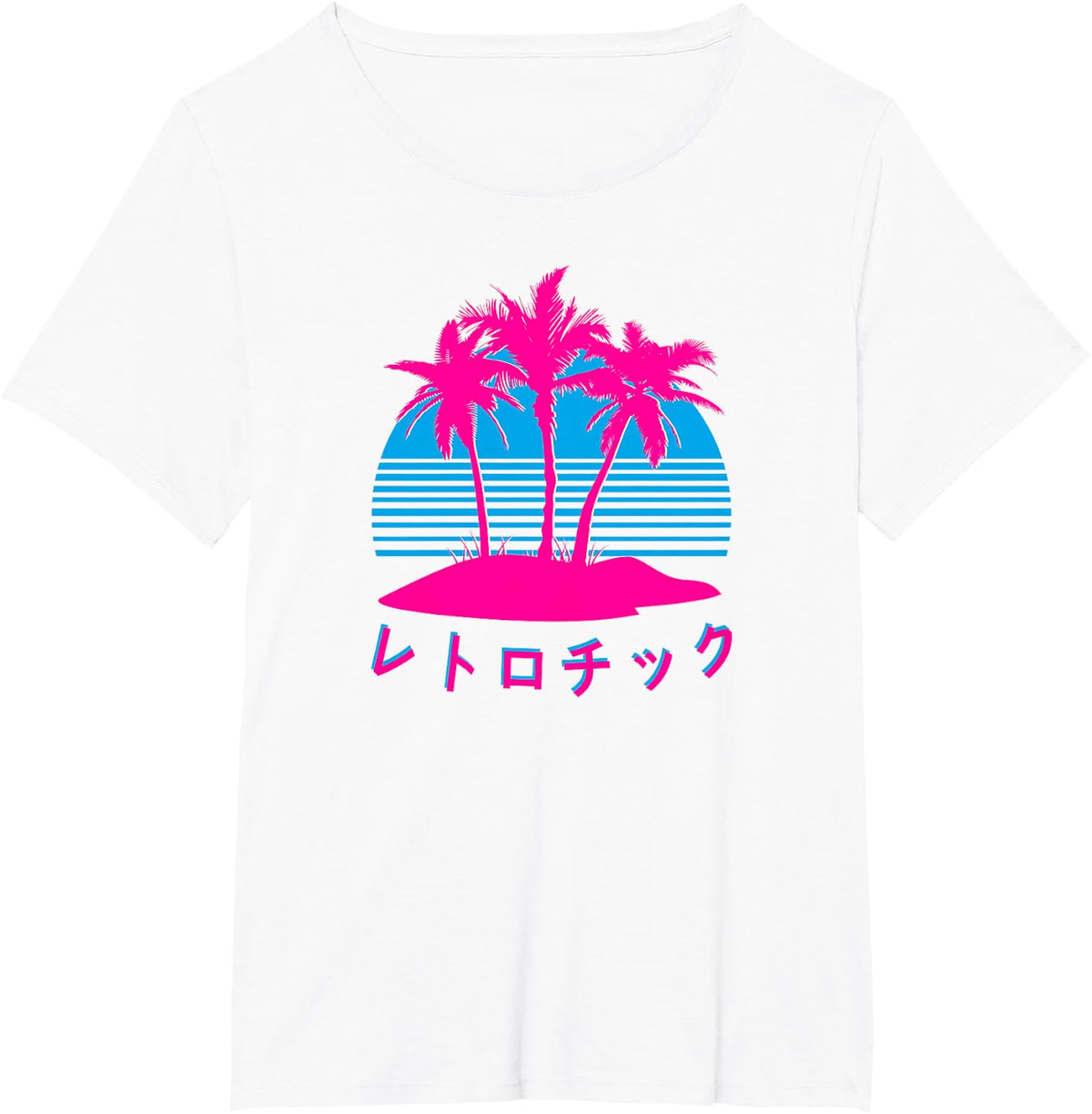 Vaporwave Retro 80s 90s Aesthetics Synthwave Outrun Style T-Shirt - White
