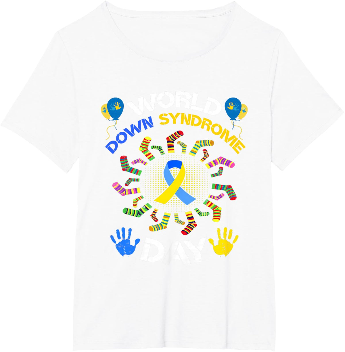 3.21 World Down Syndrome Day 2026 Awareness T-Shirt Tee For Men Women Teens Kids - White