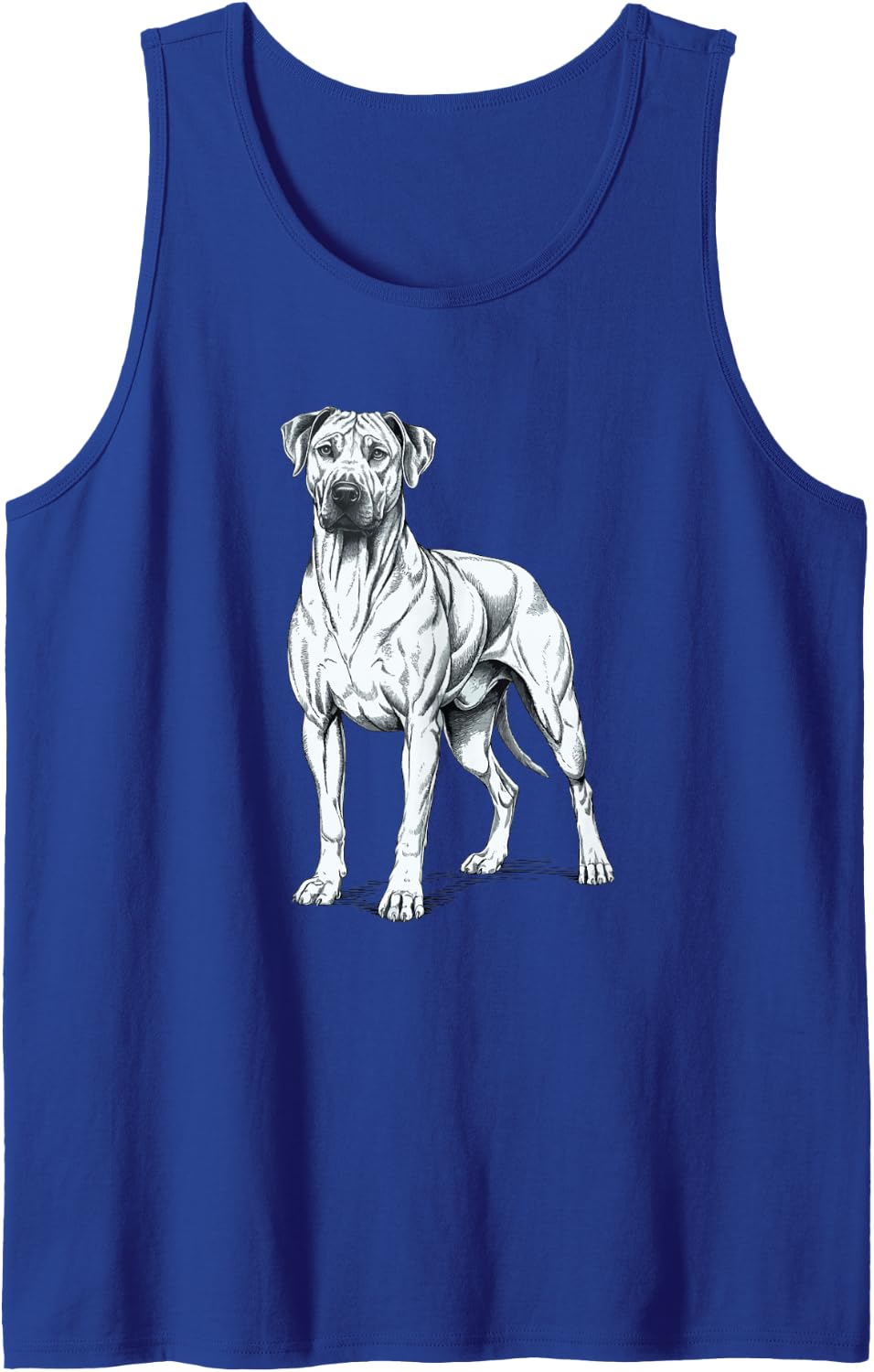 Rhodesian Ridgeback | Majestic Dog Tank Top - Royal Blue