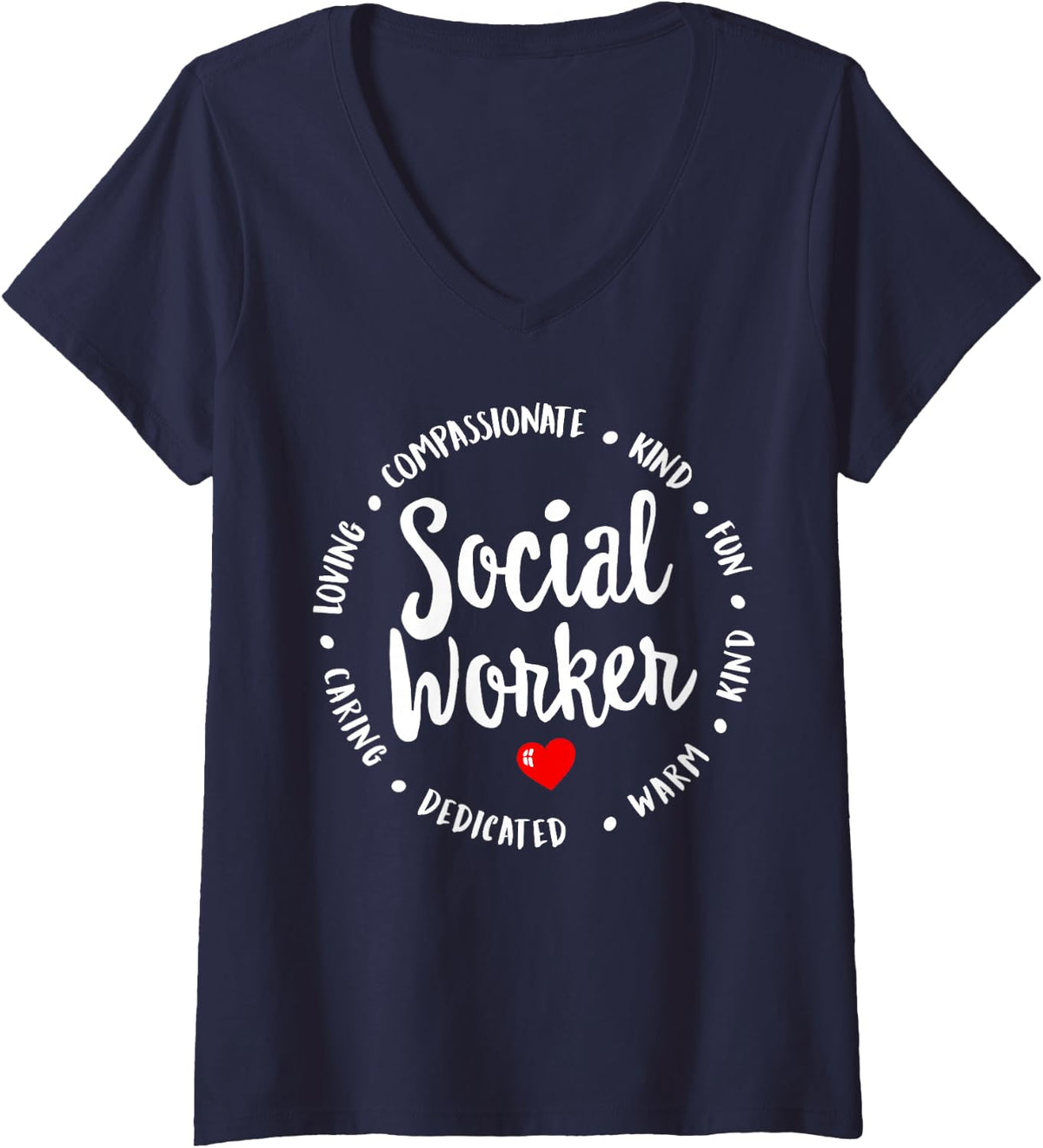 Women's MSW 2023 Social Worker Grad Graduation LSW MSW LCSW EST 2023 V-Neck T-Shirt - Navy Blue