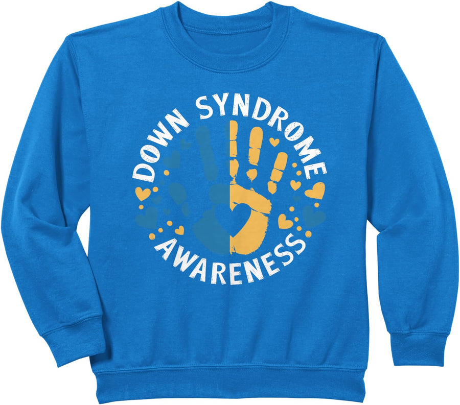 World Down Syndrome Day Down Syndrome Awareness Sweatshirt - Royal Blue