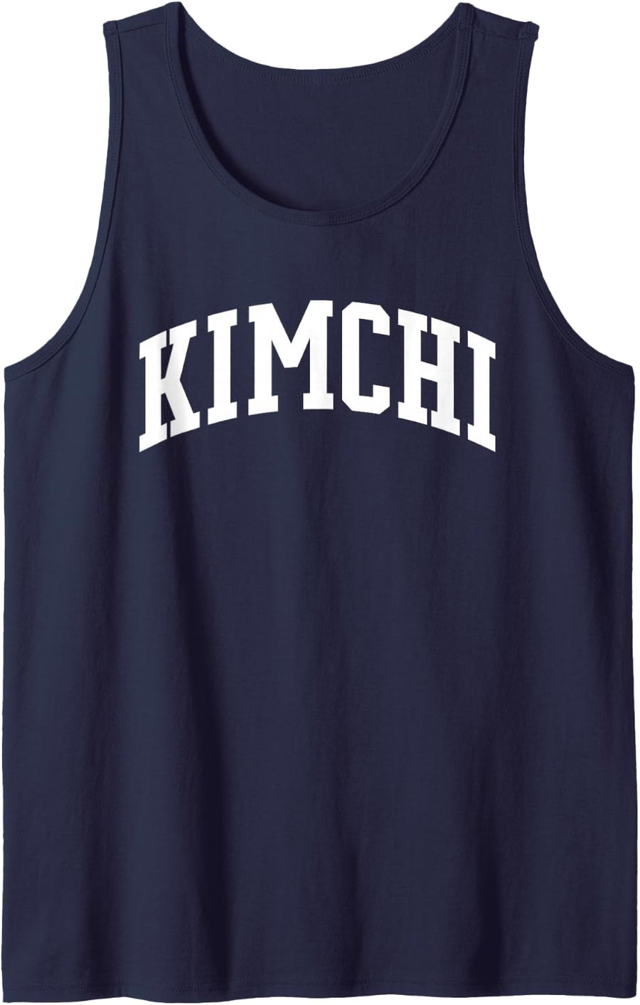 Kimchi - Spicy Fermented Korean Food Love Tank Top - Navy Blue