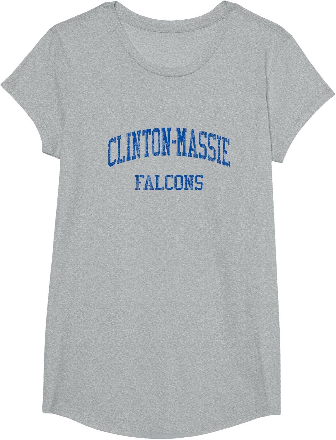 Clinton-Massie High School HS Clarksville OH Vintage Sports T-Shirt - Girls Heather Grey