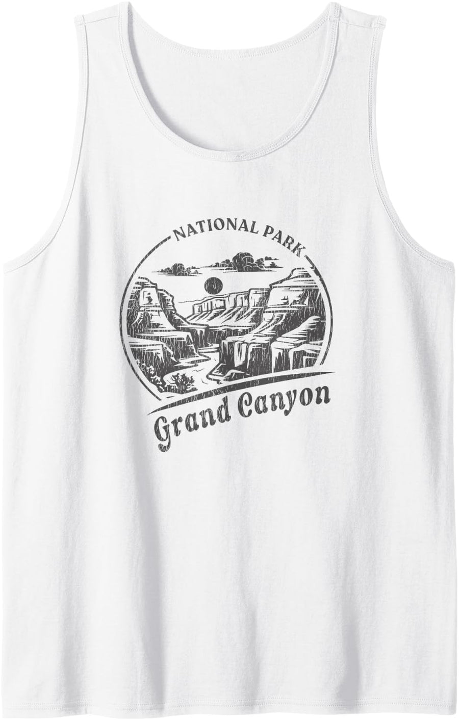 Vintage Arizona Grand Canyon National Park Tank Top - White