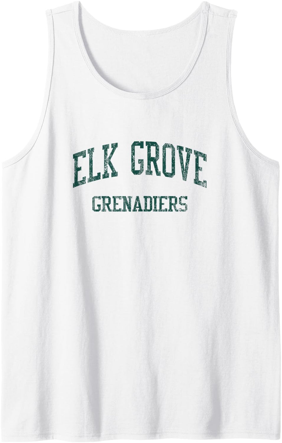 Elk Grove High School HS Elk Grove Village IL Vintage Sports Tank Top - White