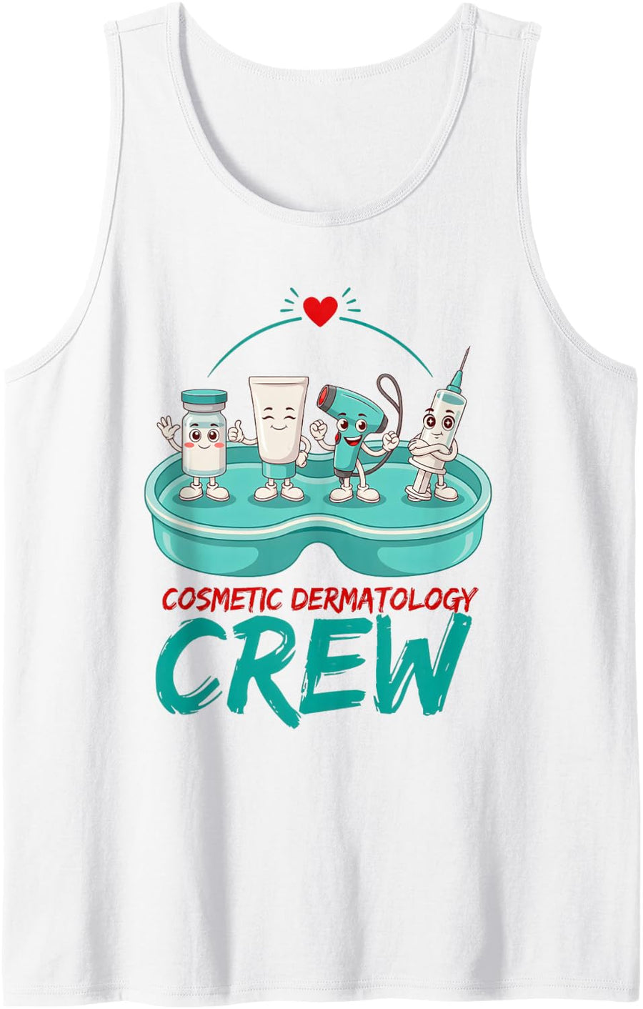 Cosmetic Dermatology Skin Doctor Treatments Dermatologist Sleeveless Tank Top - White