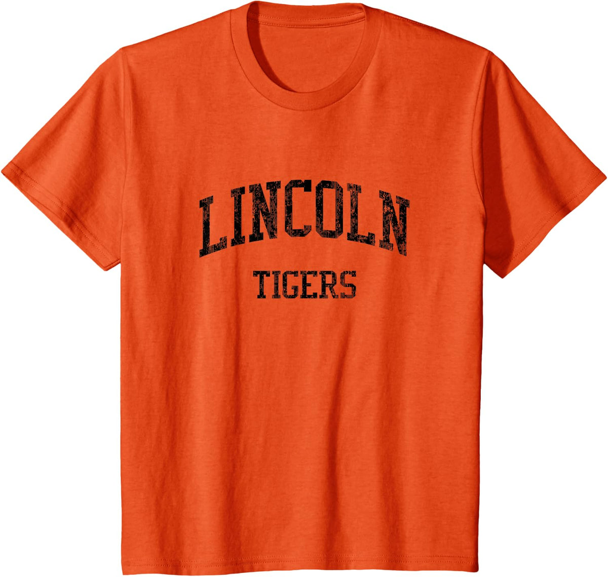 Lincoln High School HS Los Angeles CA Vintage Sports T-Shirt - Orange