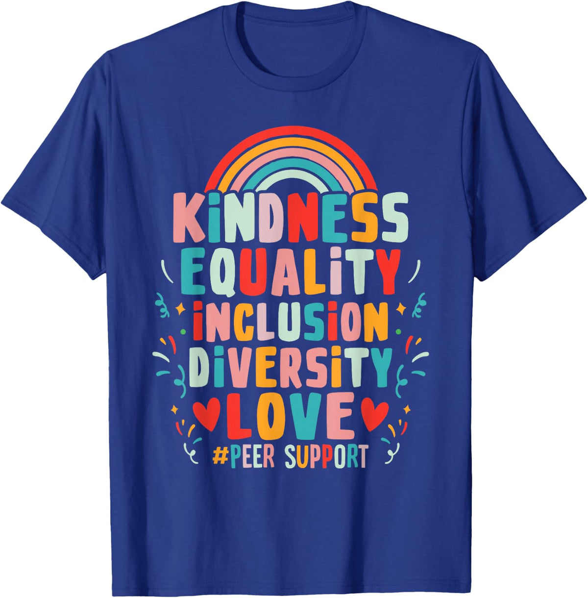 Peer Support Specialist PSS Tee Peer Support Specialist T-Shirt - Royal Blue