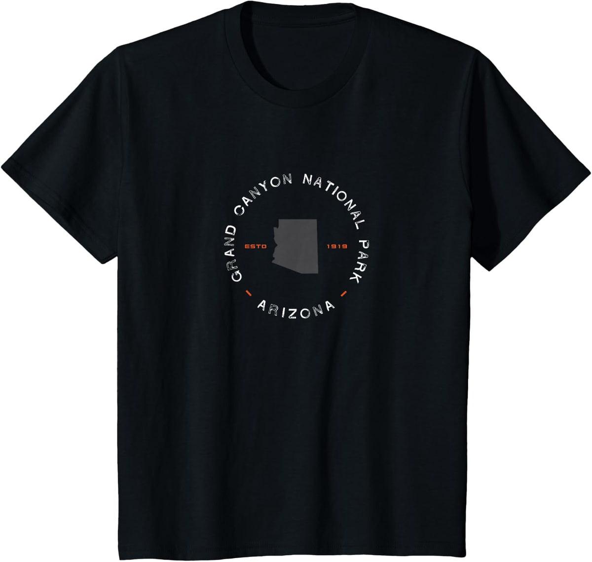 Grand Canyon National Park Retro Vintage Graphic T-Shirt - Black