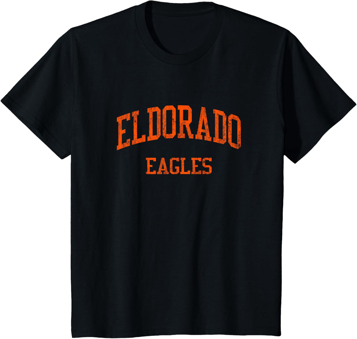 Eldorado High School HS Albuquerque NM Vintage Sports T-Shirt - Black