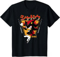 Sonic The Hedgehog Shadow The Hedgehog Sliding Stance Kanji T-Shirt - Black