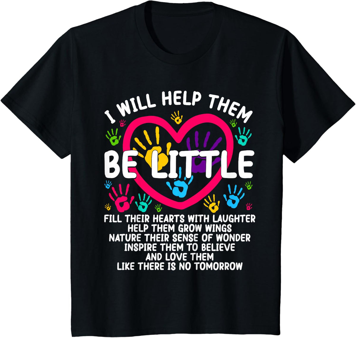 Funny Daycare Provider Design for Men Women Daycare Teacher T-Shirt - Black