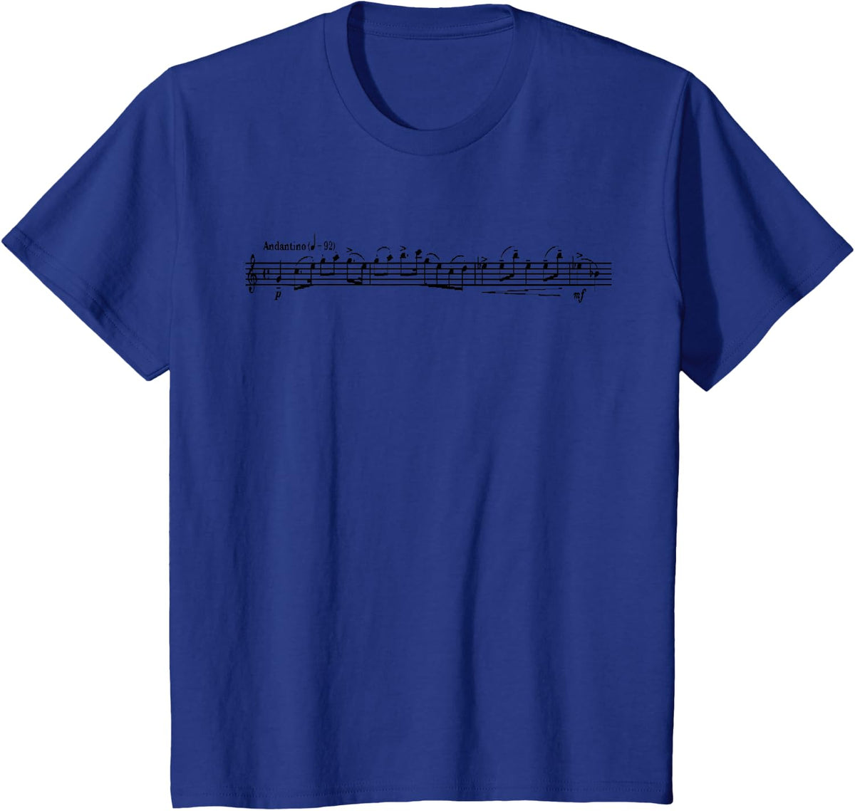 Peters leitmotif from Petr and the Wolfs Sergei Prokofiev T-Shirt - Royal Blue