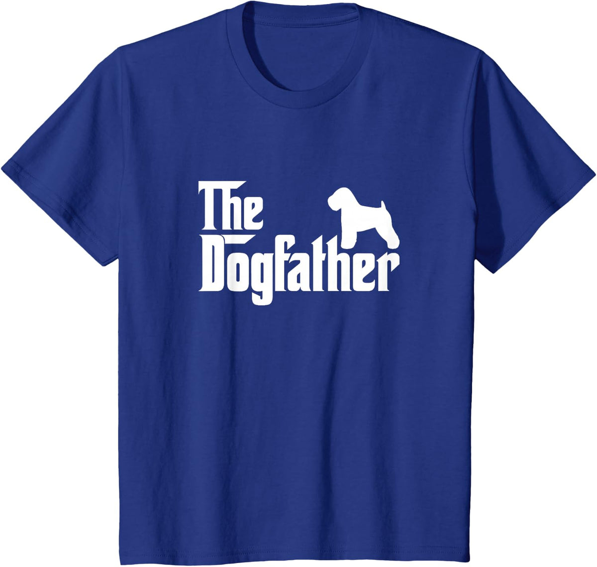 Soft Coated Wheaten Terrier Lover Gift DogFather T-Shirt Tee for Dog Lovers - Royal Blue