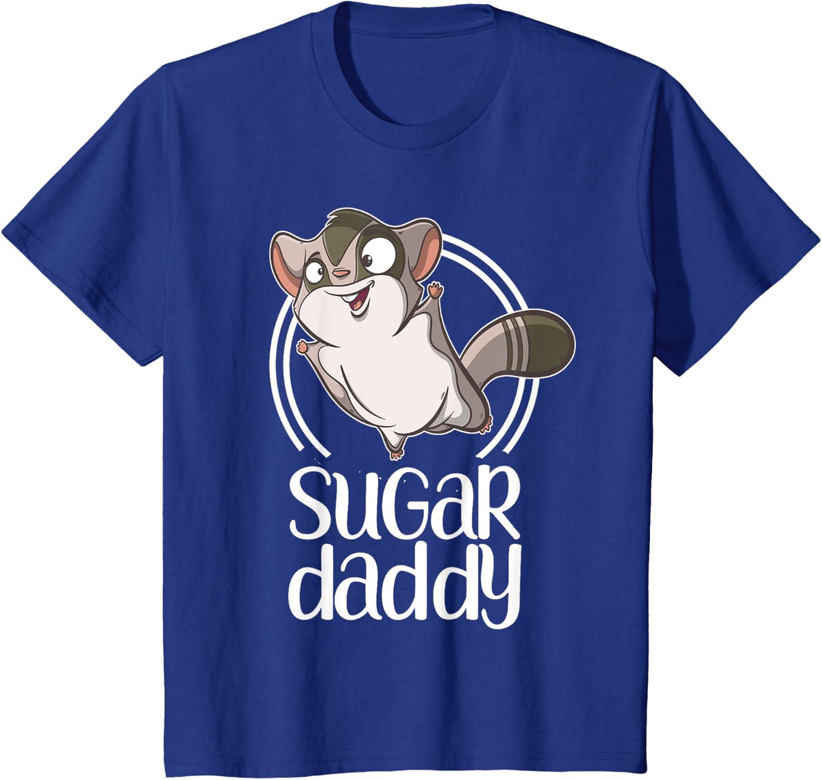 Sugar Daddy Cute Sugar Glider T Shirt Gift for Glider Dads T-Shirt - Royal Blue