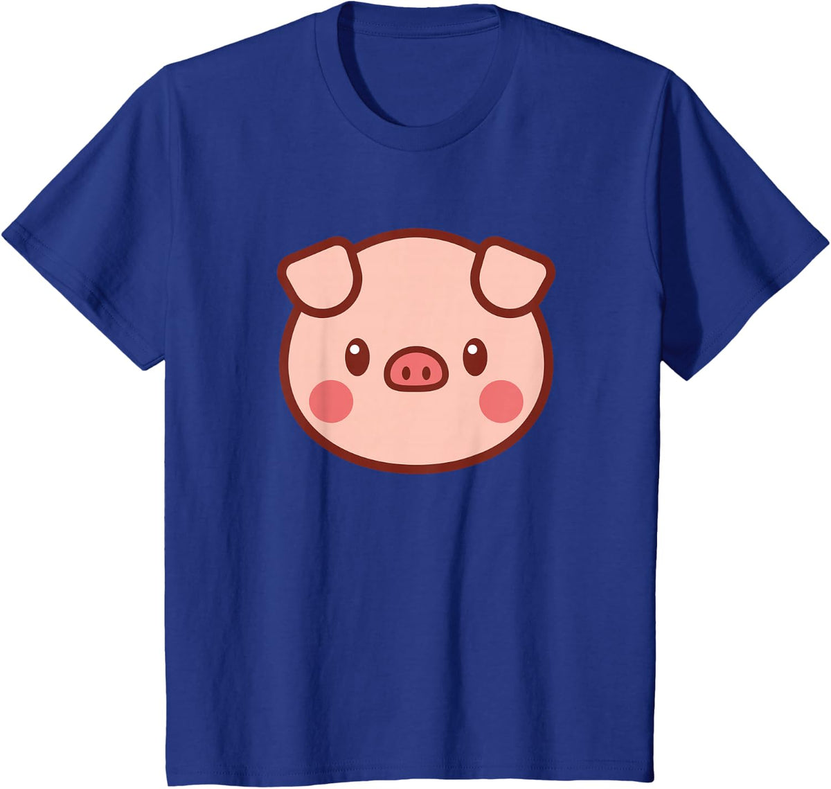 Pig Face Shirt Gift For Pig Lover T-Shirt - Royal Blue