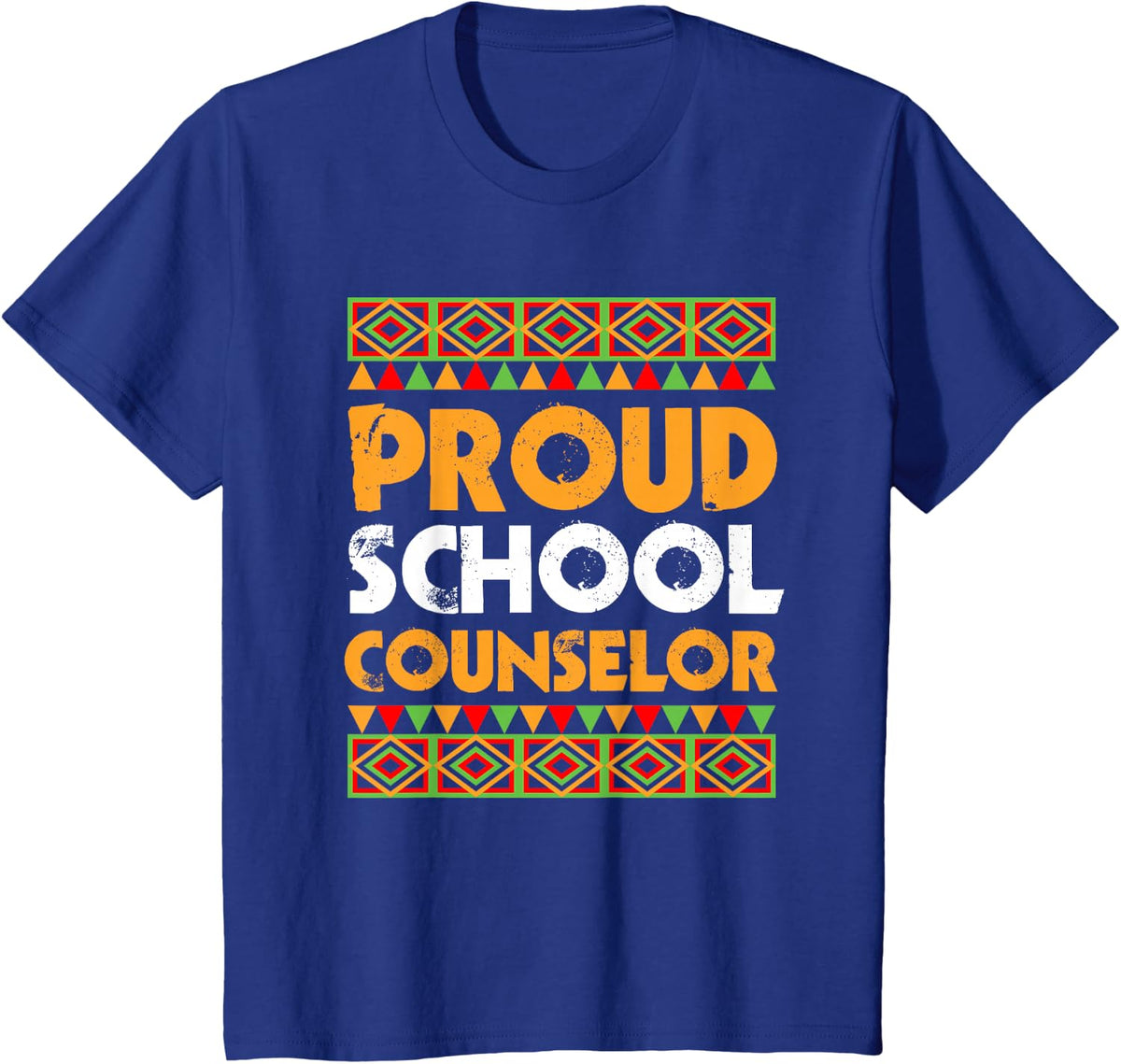 Proud School Counselor Student Guidance Counseling T-Shirt - Royal Blue