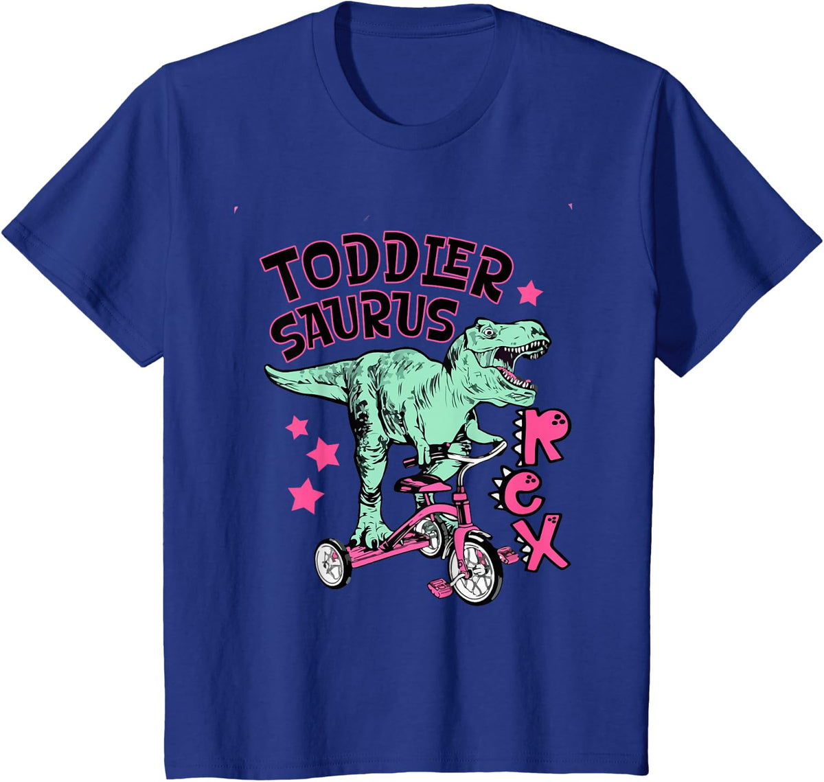 Toddler Saurus Rex Toddlersaurus T-Rex Lover Gift Boy Girl T-Shirt - Royal Blue