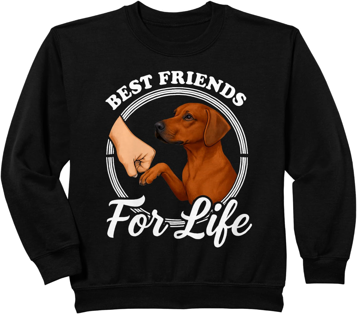 Rhodesian Ridgeback Lover Design Rhodesian Ridgeback Dog Sweatshirt - Black