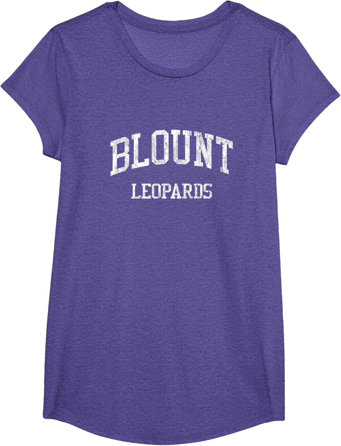 Blount High School HS Eight Mile AL Vintage Sports T-Shirt - Girls Purple Heather
