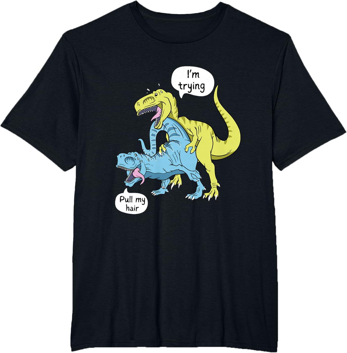 Funny Valentines Day Shirt For Him T-Rex Naughty Roargasm T-Shirt - Black